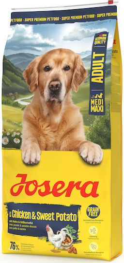 Josera 3kg Trockenfutter für erwachsene Hunde großer Rassen mit Huhn und Kartoffeln