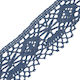 Kopanel Baumwollgefärbt Melange Blau 6,5cm Meter
