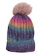 Pom Pom Beanie Beanie Knitted