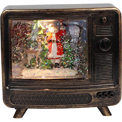 TV Iluminată cu Moș Crăciun