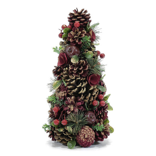 Christmas Decorative Mulberry Tree 35cm Red