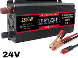 Invertor Auto Modificat Sine Wave 2600W pentru Convertirea 24V DC în 220V AC Invertor Auto Modificat Sine Wave 2600W pentru Convertirea 24V DC în 220V AC