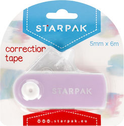 Коригираща Лента 5ммx6м Пастелно Виолетова Starpak 507203