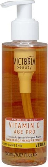 Victoria Beauty Vitamin C Age Pro Λάδι Καθαρισμού Προσώπου & Ματιών 150ml