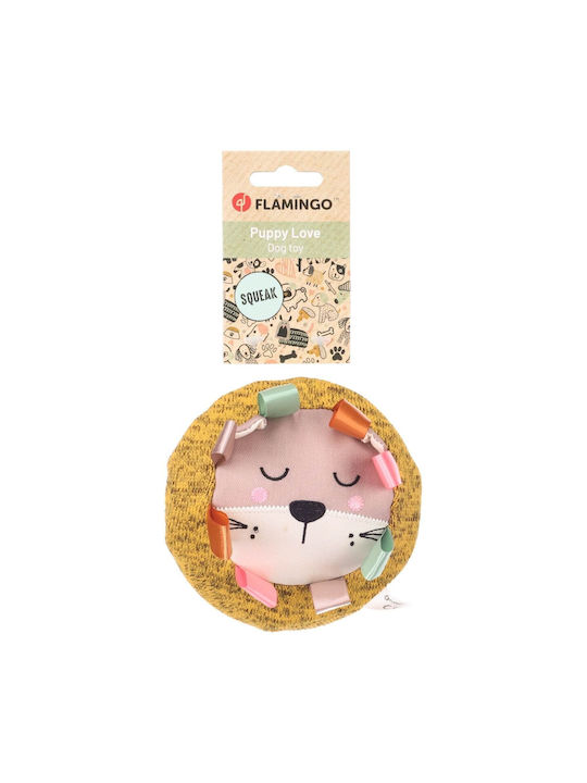 Flamingo Lion Παιχνίδι για Κουτάβι 13εκ. Κίτρινο 1τμχ