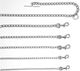 Ikaros Dog Leash/Lead Chain in Silver color 2m