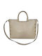 Leather Women's Professional Bag Ecru