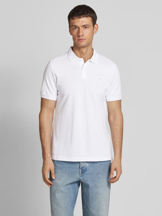 s.Oliver Tricou Polo Alb