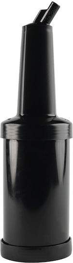 Store N‘ Pour 1lt Liquid Bottle Quick Flow Black Black Bars Italy Pmb01b