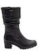 Anatomic Leather Women's Boots with Zipper Black