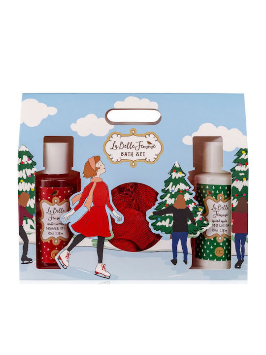 Accentra La Belle Femme Noel Set Îngrijire pentru Curățare corp 3buc