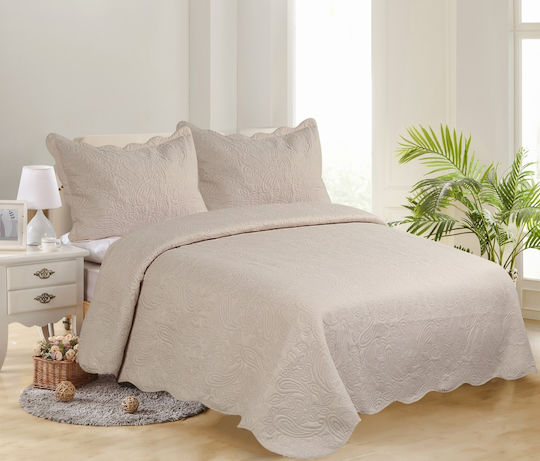 Silk Fashion Κουβερλί Μονό Camel/camel 160x220cm