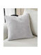Gofis Home Διακοσμητική Μαξιλαροθήκη Polar από Γούνα Fog Grey 109/01 50x50εκ.