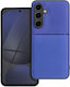 Forcell Noble Umschlag Rückseite Synthetisches Leder / Leder Blau (Galaxy S24 FE)