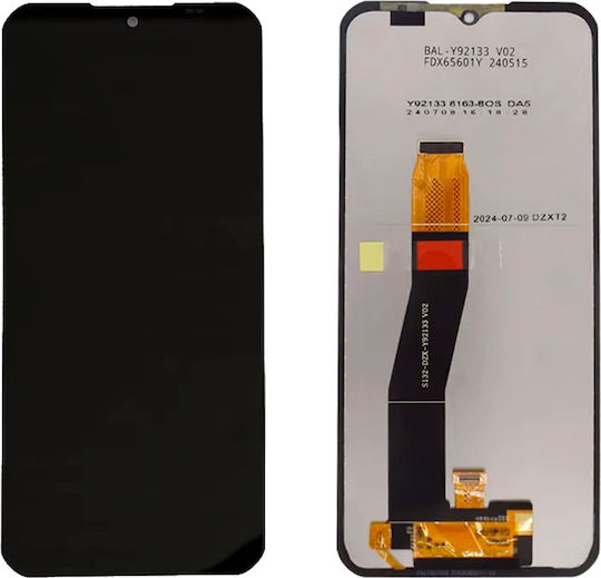 Oukitel Οθόνη με Μηχανισμό Αφής για WP52 (Μαύρο)