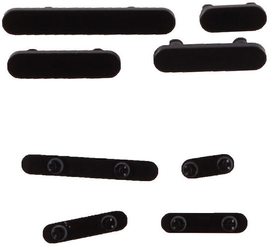 Iphone 16/16 Plus Side Keys On Off 4 Pieces Black 3p