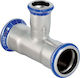 Geberit Mieōtikós T-sōlēnas Mapress Edelstahl 35 X 15 X 35mm