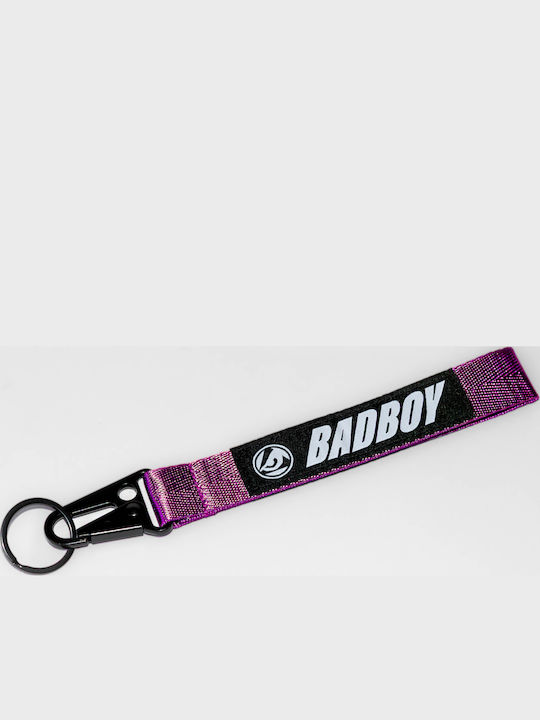 Μπρελόκ Λουράκι Καρπού Badboy Logo Wrist Lanyard Purple