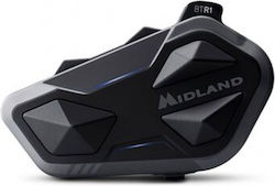 Midland BT R1 Single Motorcycle Communication System for Helmet