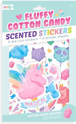 Kolorowe Baloniki Stickers Fluffy Cotton Candy