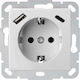 Liregus Single Walled Power Socket with 2 USB Ports