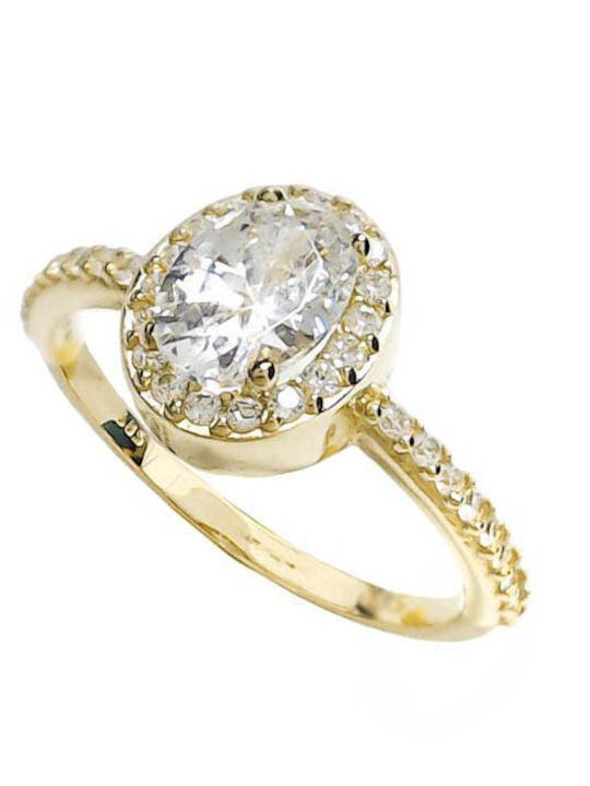 Goldjewels Ring with Stones made of Gold