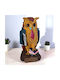Velve Dekorative Eule aus Polyresin 20cm 1Stück