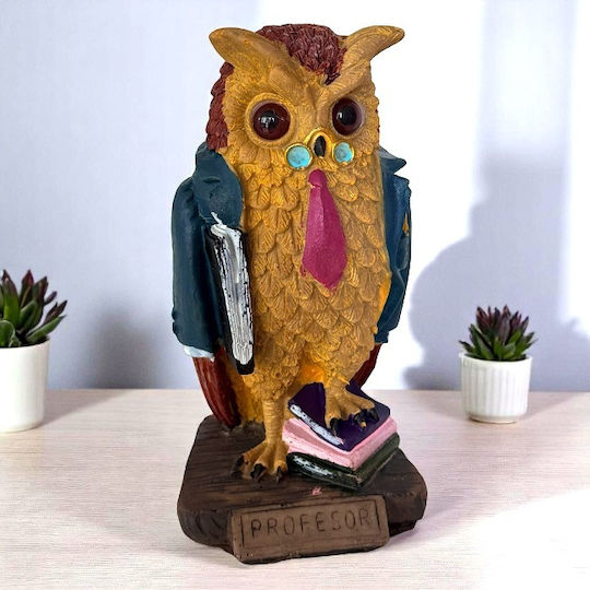 Velve Dekorative Eule aus Polyresin 20cm 1Stück