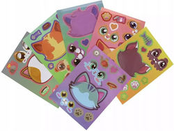 Zest Stickers Create An Animal 6 Pcs Set 48/192 Zest Stickers Create An Animal 6 Pcs Set 48/192