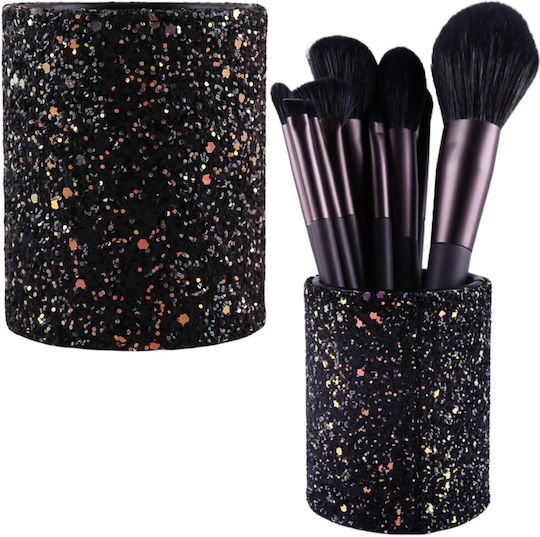 Lean Toys Glittery Organisationsbasis Für Kosmetik Schwarz