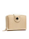 Small Women's Wallet with RFID Beige