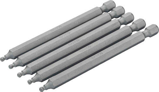 Bahco Schraubendreher-Bits 1/4" Allen 6x89 Mm Stücke