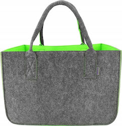 Mona Green Felt Shopping Bag Leviatan