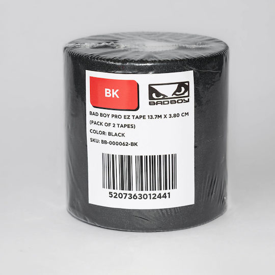 Bad Boy Autoadeziva Benzila sportiva 3.8cm x 13.7m Negru