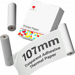 3x Paper Insert Roll Sticker Transparent 110mm Phomemo M832 M04 S Q22-ttrms-107 3x Paper Insert Roll Sticker Transparent 110mm Phomemo M832 M04 S Q22-ttrms-107