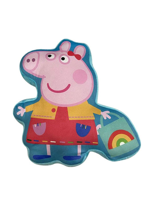 Peppa Pig Παιδικό Διακοσμητικό Μαξιλάρι Φ35εκ.