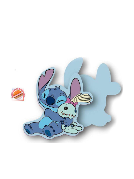 Disney Kids Throw Pillow Stitch Light Blue