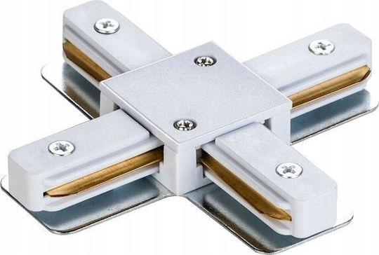 DPM X Typ Verbinder Oberflächenmontierte Schienensystem Weiß X-Linie