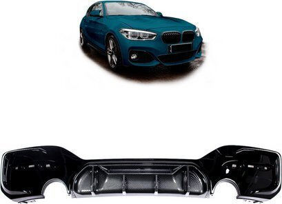 Mtuning Rear Diffuser Carbon Look Bmw 1 F20 F21 Facelift 2015-2019