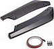 Mtuning_f Universal Fins Extension Rear Bumper Carbon 38.5cm