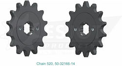 Esjot Vorderes Ritzel Stahl 520 Unlackiert 14 Zähne 50-32166-14