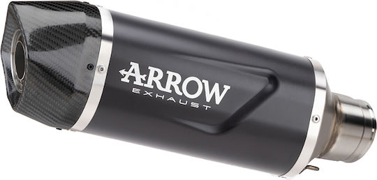 Arrow Exhaust Aluminium Dark Indy Race Evo Carbon End Cap Cf Moto 800 Mt-x '25 71992akn.alum Dark