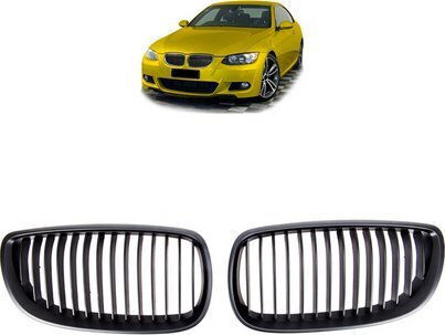 Mtuning Черна Мат Решетка Единични Странични Спортни Решетки Bmw 3 E92 E93 2005-2010