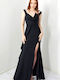 Rochie Maxi De Seara De Vară Neagră