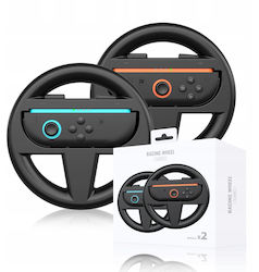 2x Държач За Волан Joy-con Nintendo Switch 2 Nsw2 Mario Kart 2x Черен Jys-ns226