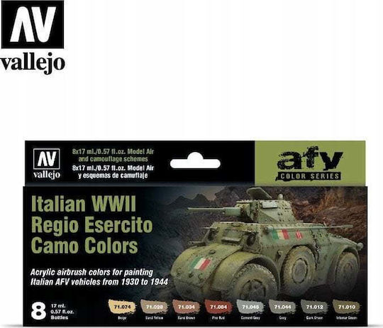 Vallejo Vallejo Afv Ιταλικός Β' Παγκοσμίου Πολέμου Regio Esercito Ca 8x17