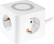 Vivanco PowerCube 3 Positions with 2 USB-A, 1 USB-C and Cable 1.4m