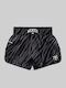 Wicked1 Men's Kick/Thai Boxing Shorts Black