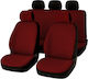 Car Cover Set 4pcs Polyester Red