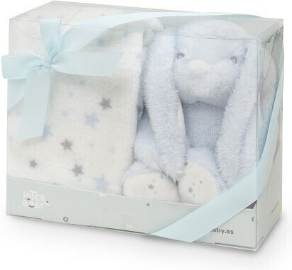 Interbaby Pătură De Înfășat Și Leagăn Cu Animăluț 80x110cm Interbaby Pătură De Înfășat Și Leagăn Cu Animăluț 80x110cm
